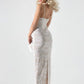 Bella Barnett - Teresa Pearl Sequin Midi Dress