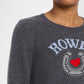 Cinq A Sept - Cropped Graphic Howdy Sweater