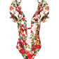 Lia Sahara - Women's Plunge One Piece Swimsuit