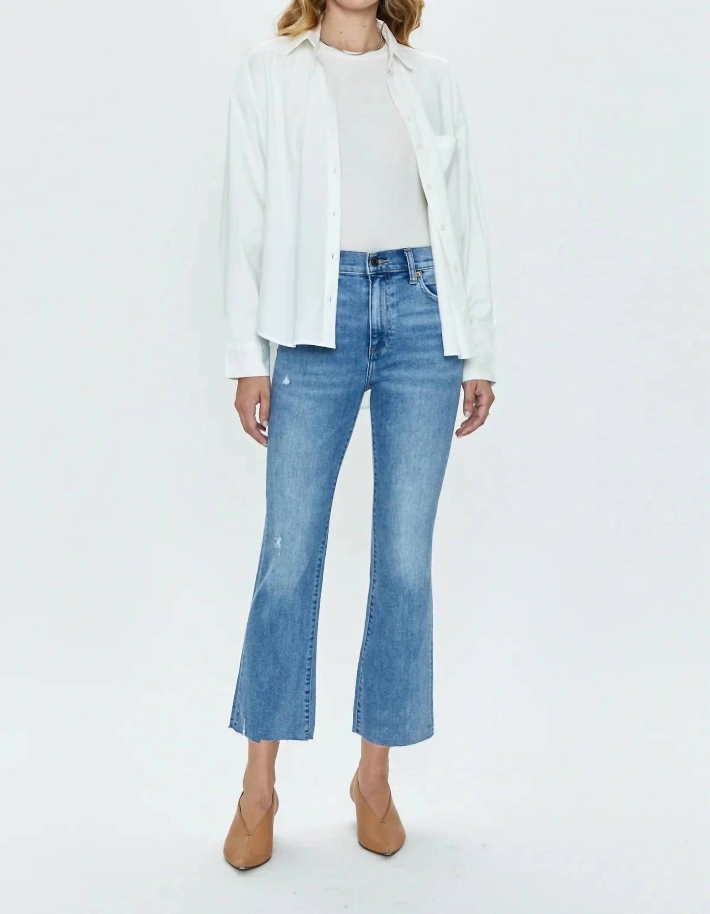 Pistola - Lennon Cropped Boot Cut Jeans