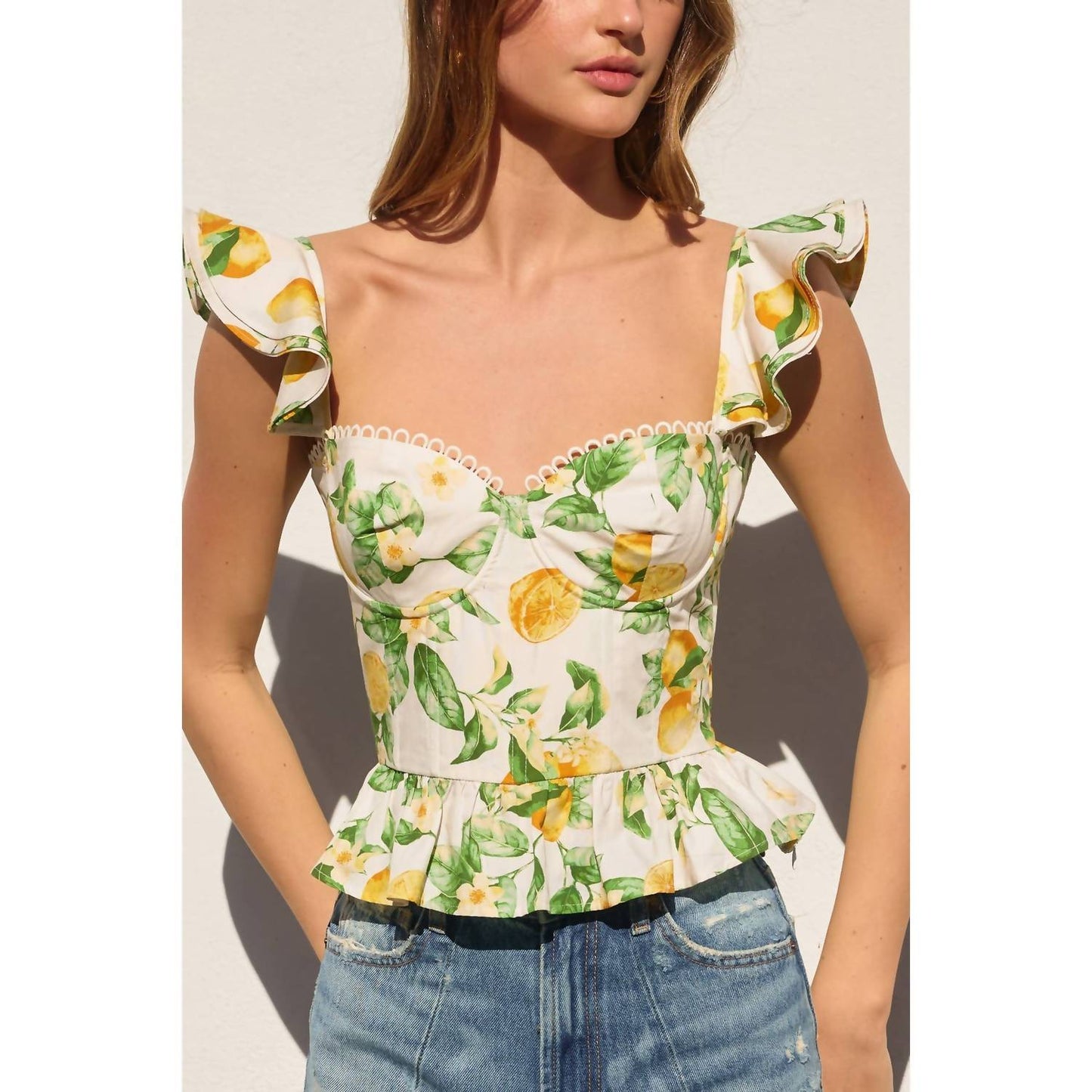 Dress Forum - Corset Flutter Top