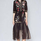 Johnny Was - Darcey Henley Tiered Shirt Dress With Slip