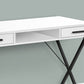 Contemporary Computer Desk with Storage Drawers