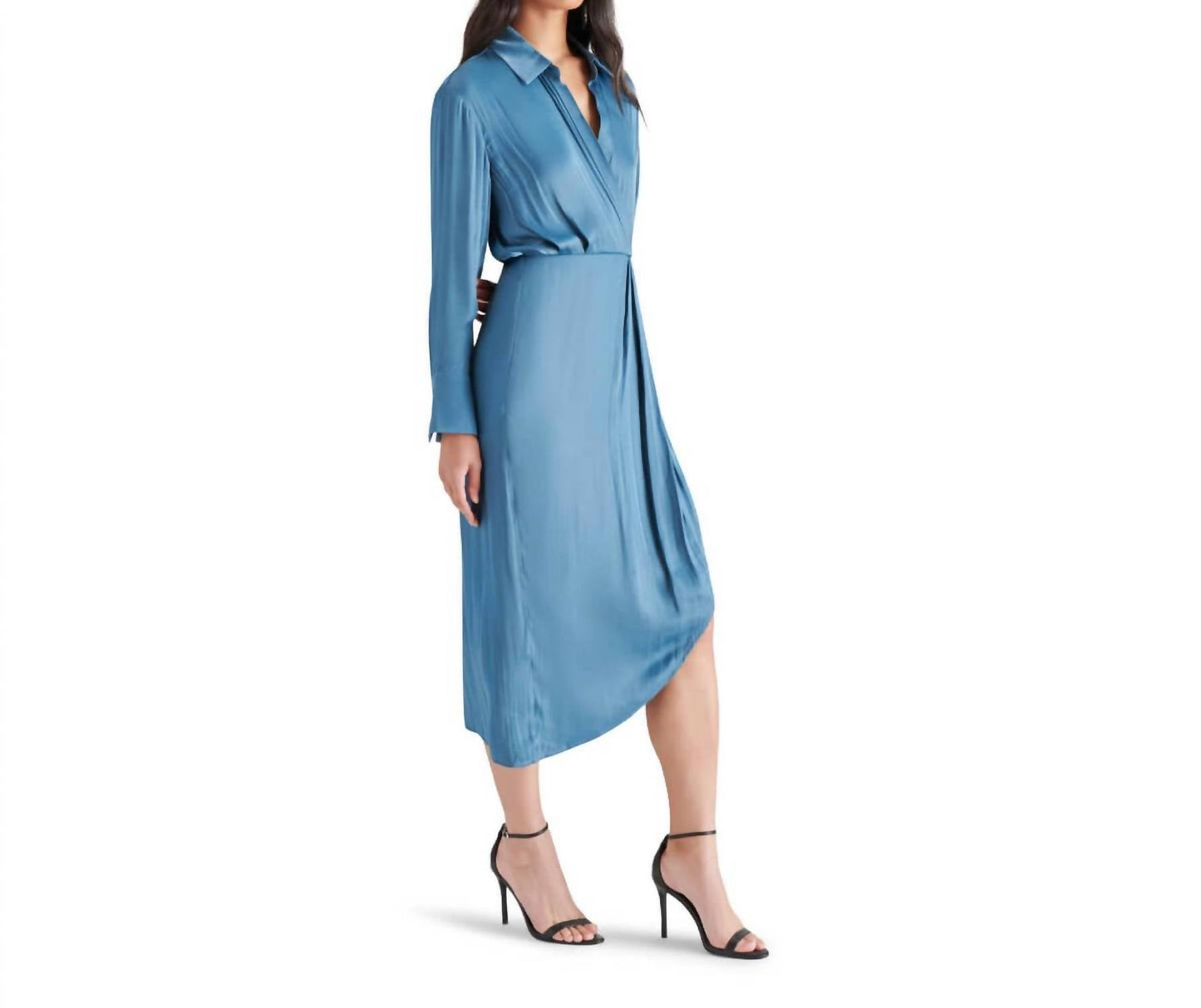 Steve Madden - Martina Asymmetrical Hem Shirt Dress