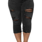 Judy Blue - Destroyed Skinny Capri