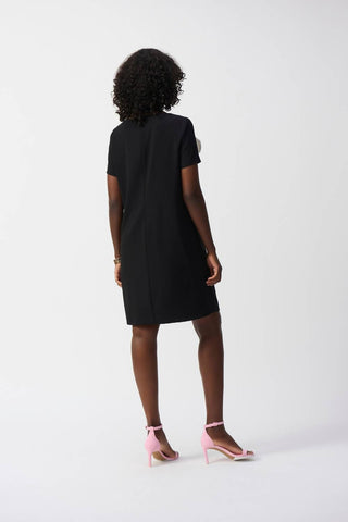 Joseph Ribkoff - Bow Detail Short Sleeve Shift Dress
