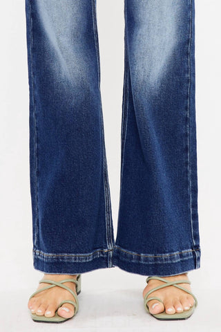 Kancan - Alana Denim Wide Bootcut Jeans
