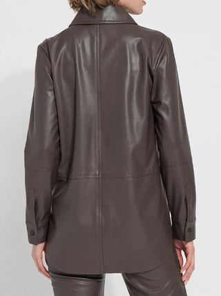 Lysse - Women's Amara Vegan Leather Overshirt