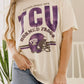 Livylu - Tcu Thrifted Tee