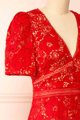 Adelyn Rae - Crochet Lace Dress