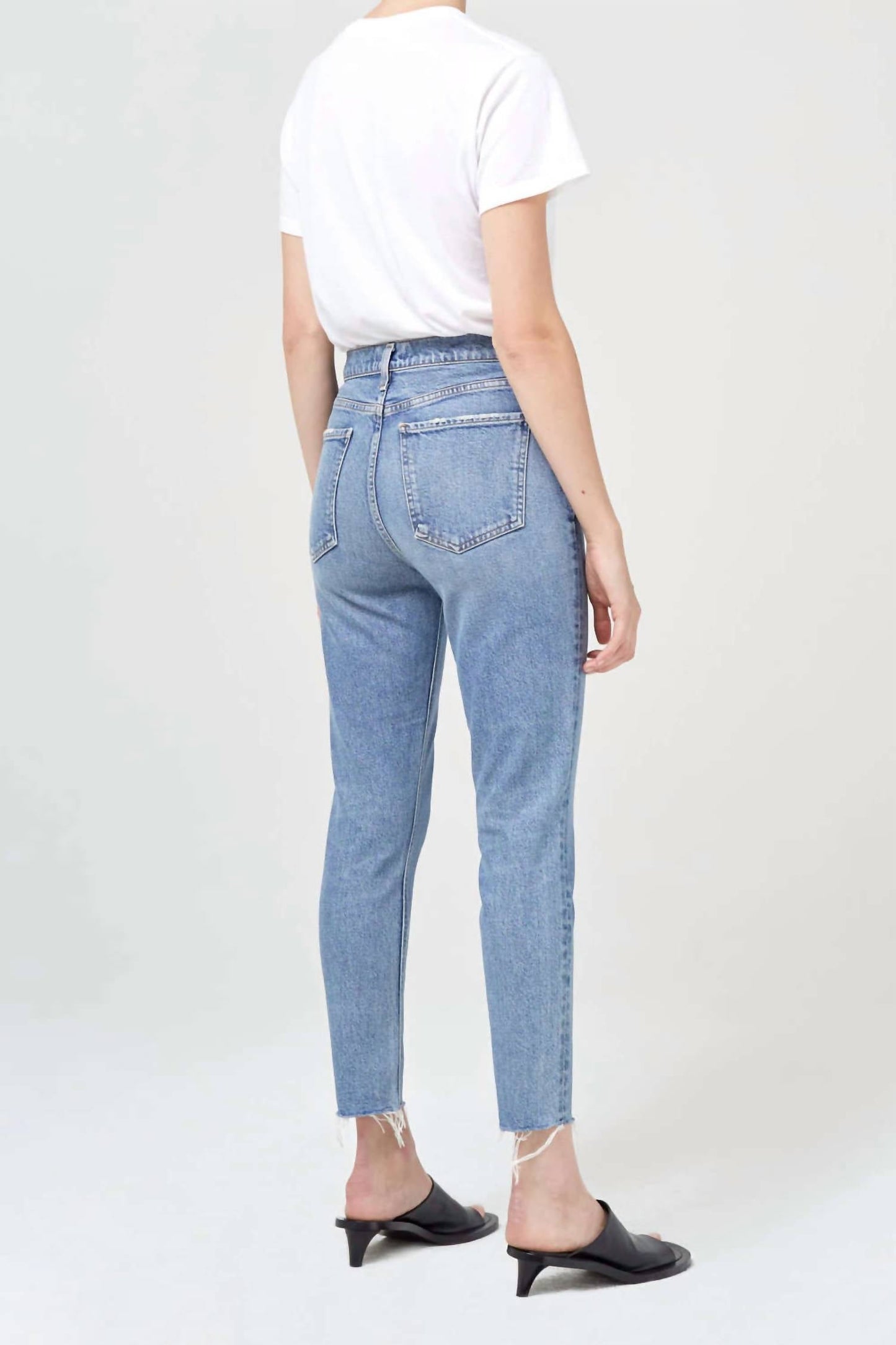 Agolde - Nico High Rise Slim Straight Jeans