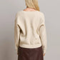 Able - Rhinestone Bow Sweater
