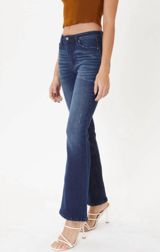 Kancan - Women's Petite High Rise Bootcut Jeans