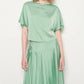 As By Df - Satin Boat Neck Top