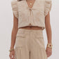 Entro - Embroidered Vest Top