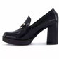 Andrea - Women's High Heel Loafers