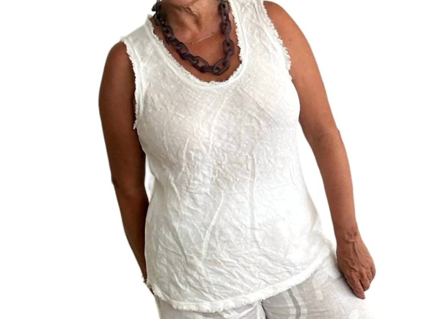 Gigi Moda - Nova Linen Sleeveless Top