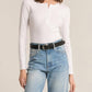 Z Supply - Samara Rib Henley Bodysuit