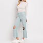 Vervet By Flying Monkey - CROP FLARE JEANS