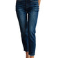 Judy Blue - High Rise Release Hem Slim Jeans