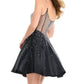 Ashleylauren - Sweetheart Satin Mini Dress
