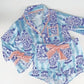 8 Oak Lane - Satin Ruffle Short Pajama Set