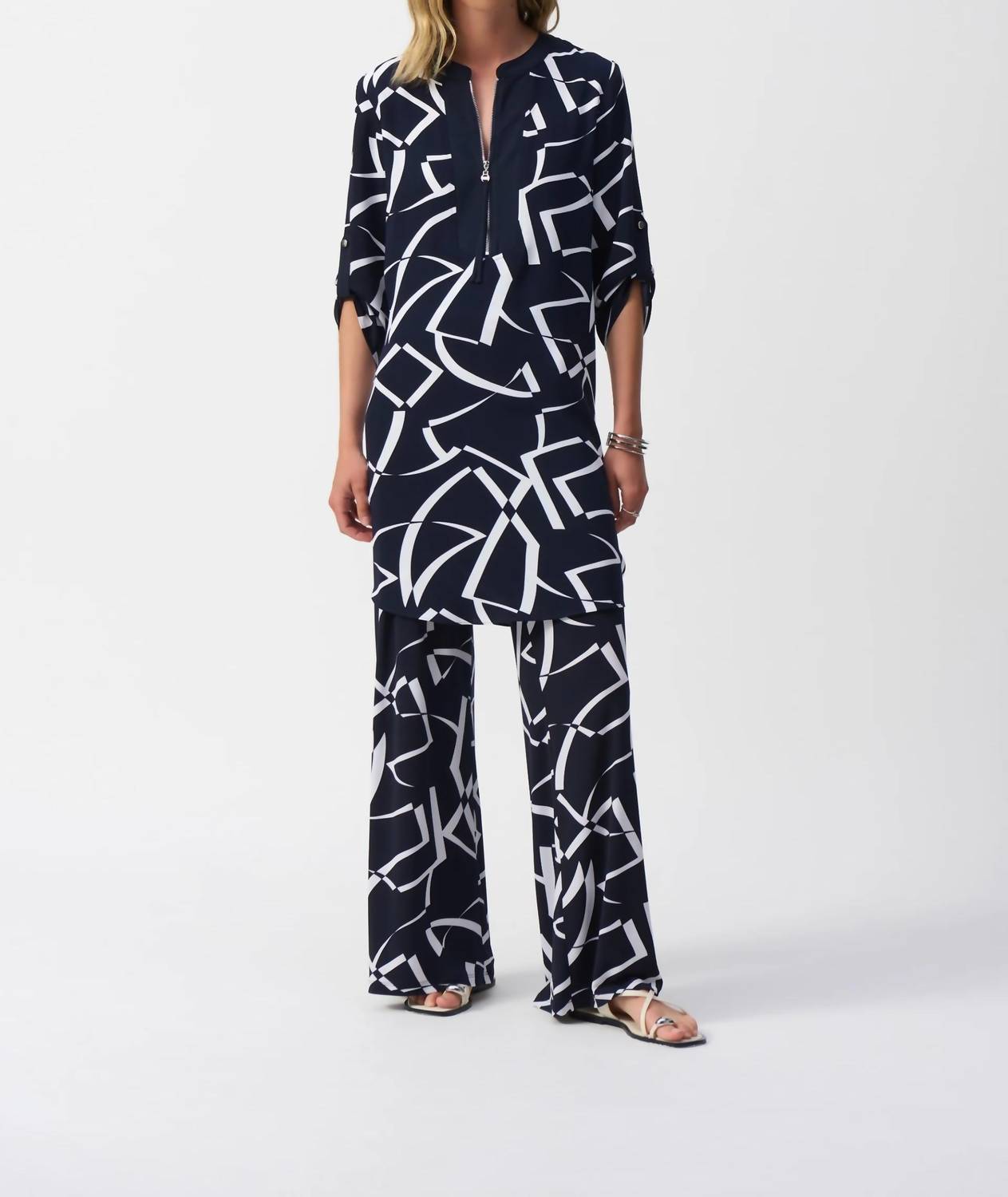 Joseph Ribkoff - Geometric Shift Dress