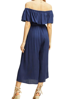 Entro - Wherever Off The Shoulder Jumpsuit