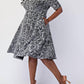 The Curve La - Plus Size Lurex Knit Short Sleeve Midi Dress With Pockets