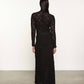 Enza Costa - PUCKERED LACE LONG SLEEVES CROPPED MOCKNECK