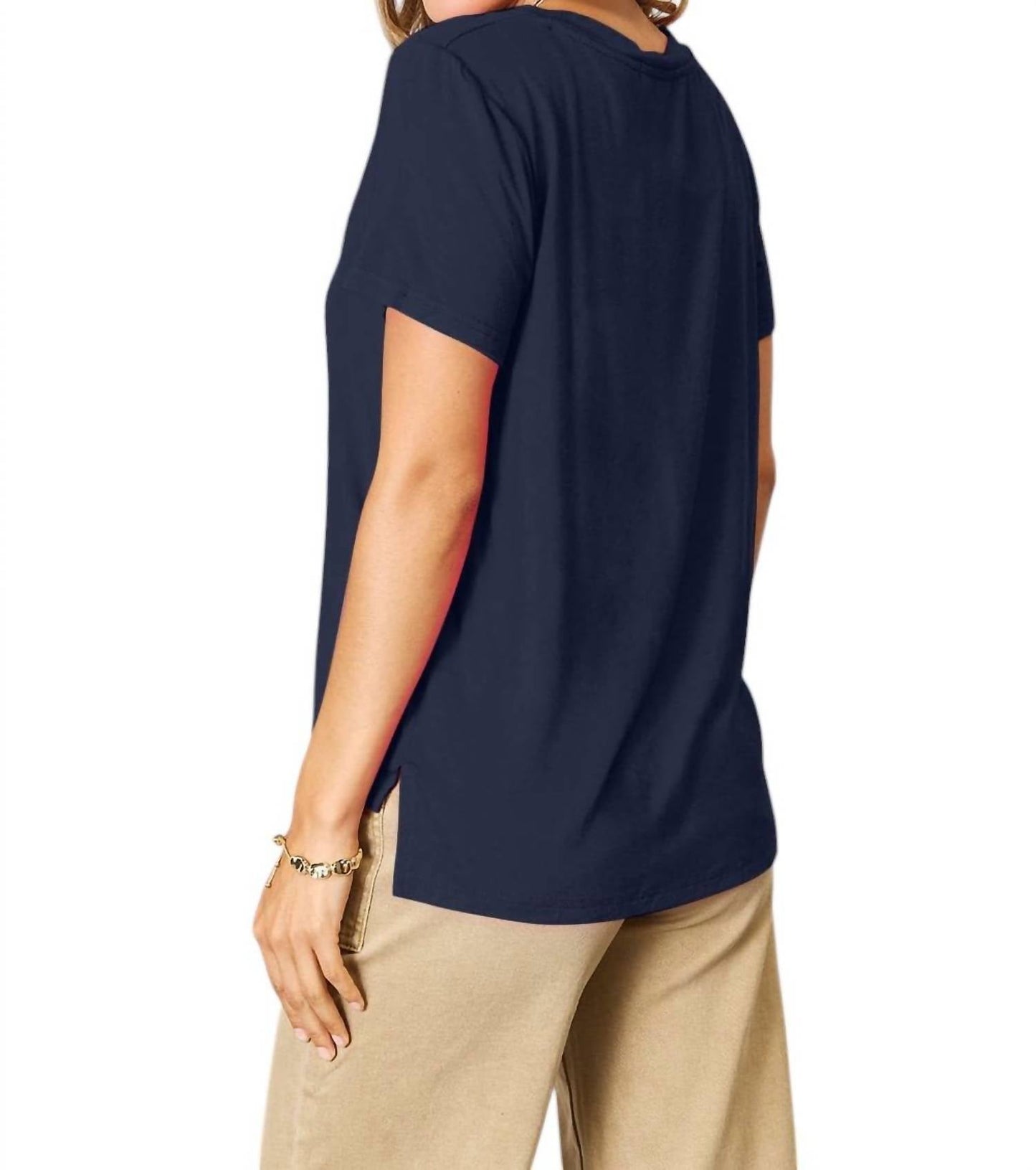 Basic Bae - Full Size Round Neck Short Sleeve T-Shirt