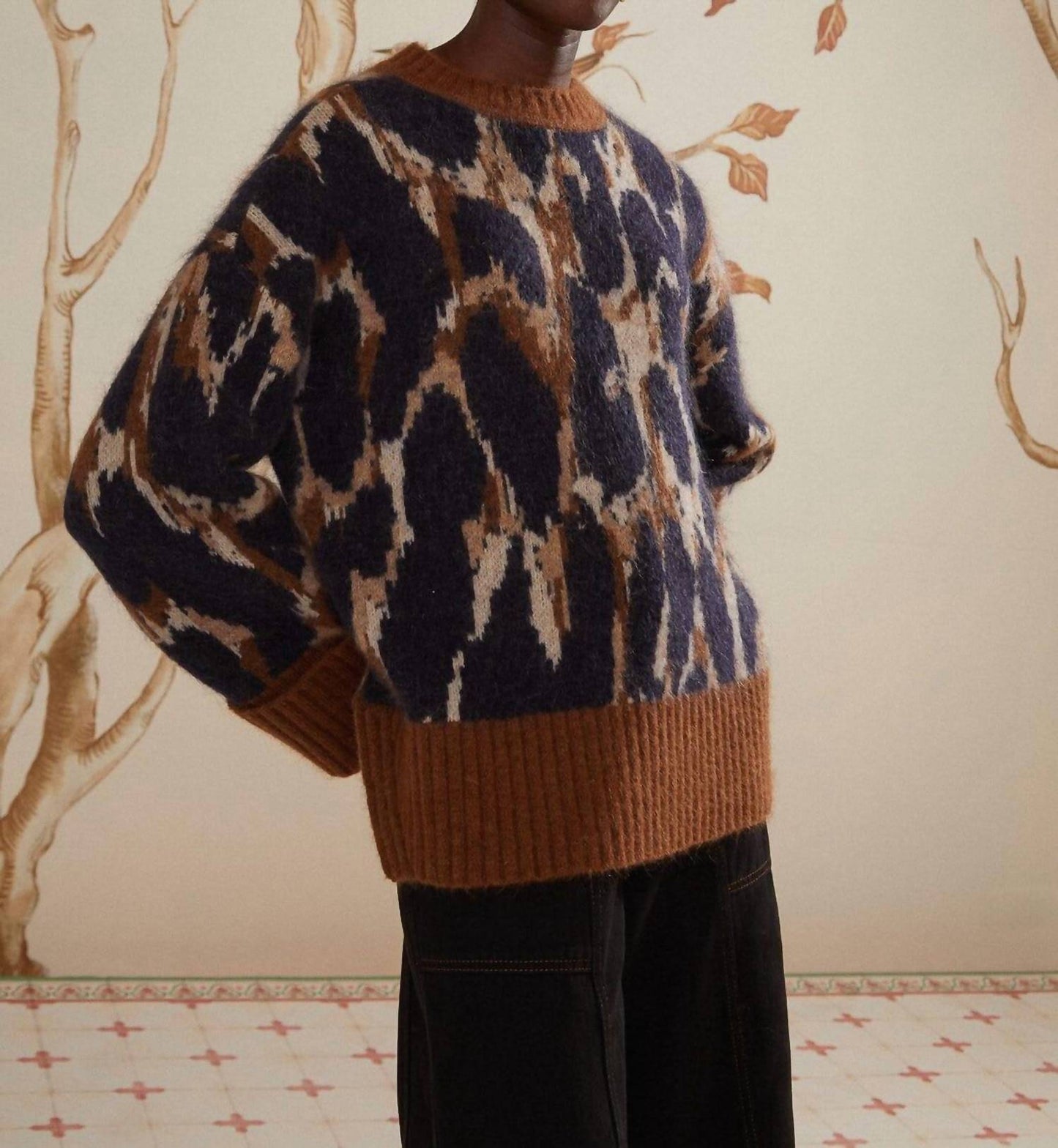 Farm Rio - Leopard Print Knit Sweater