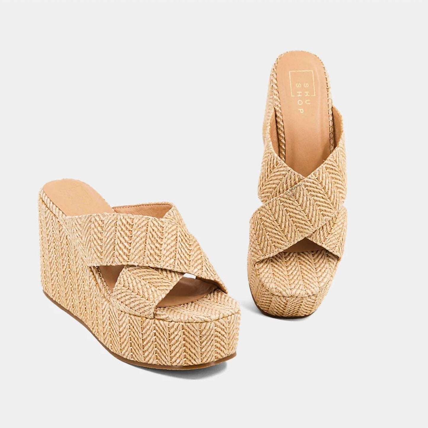 Shu Shop - Women's Ludovica Criss Cross Wedge Sandal