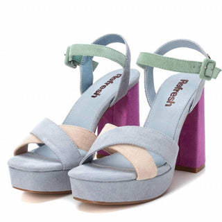 Xti - Women's Heeled Suede Sandals