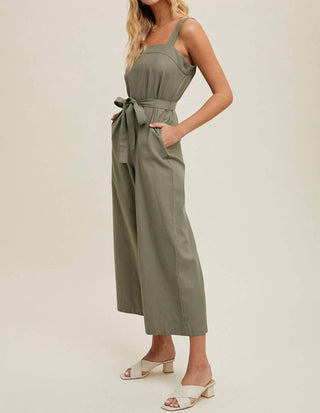 Wishlist - Ella Belted Capri Jumpsuit