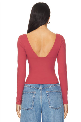 Free People - Duo Corset Long Sleeve Top