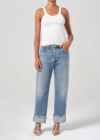 Agolde - Fran Low Slung Straight Jeans