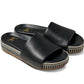 Beek - Women's Pelican Textile Leather Platform Sandal