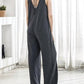 Noaboa - Loose Fit Sleeveless Wide Leg Jumpsuits