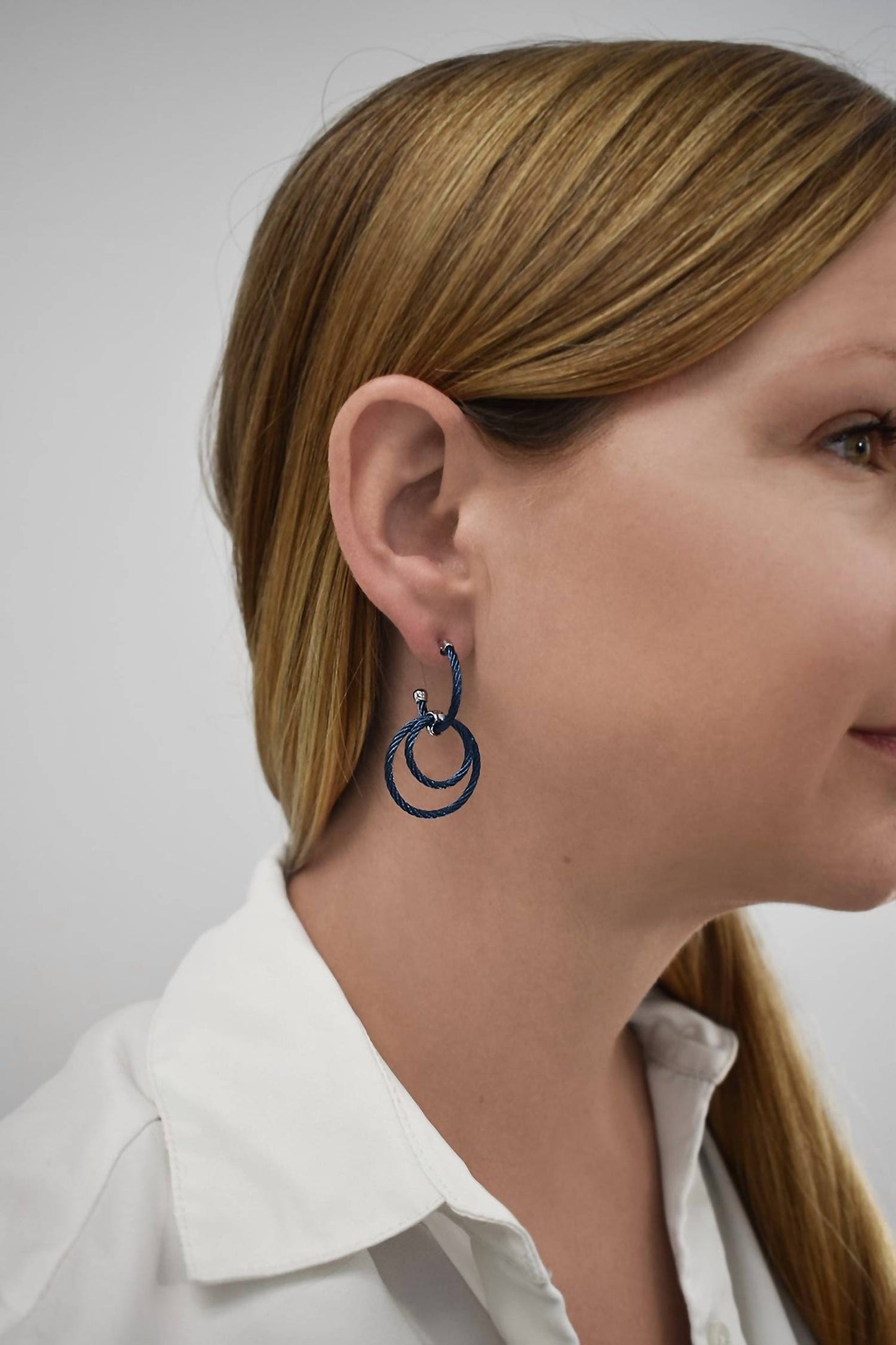 Alor - Petite Triple Drop Hoop Earring