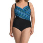 Miraclesuit - Rockin' Moroccan Plus Size Sanibel Underwire One Piece Swimsuit
