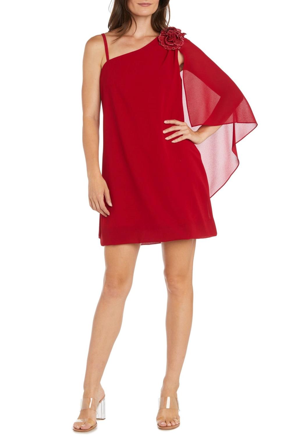 R&M Richards - One Shoulder Short Evening Dress