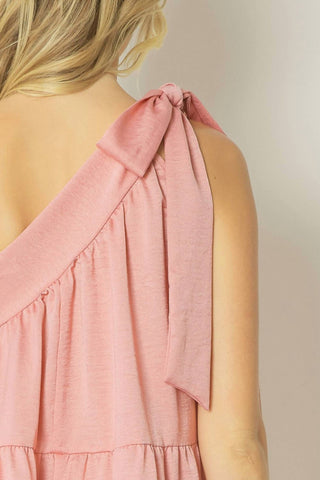 Entro - Satin One Shoulder Top