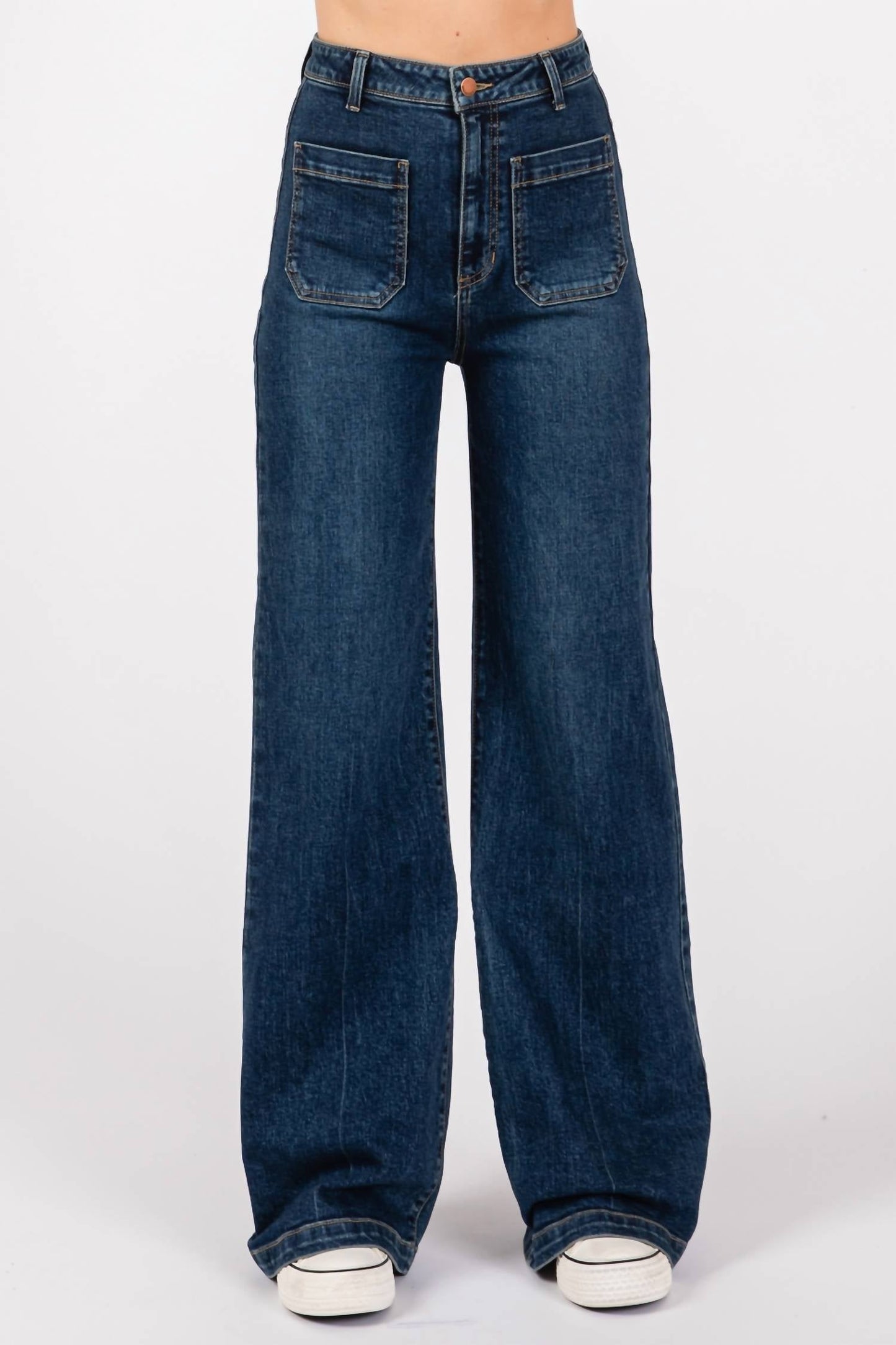 L.T.J - Bianca High Rise Patch Pocket Pants