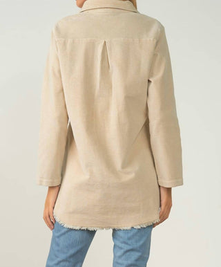 Elan - PINCORD FRINGE JACKET