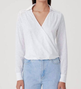 Goldie - LONG SLEEVE DRAPED TOP