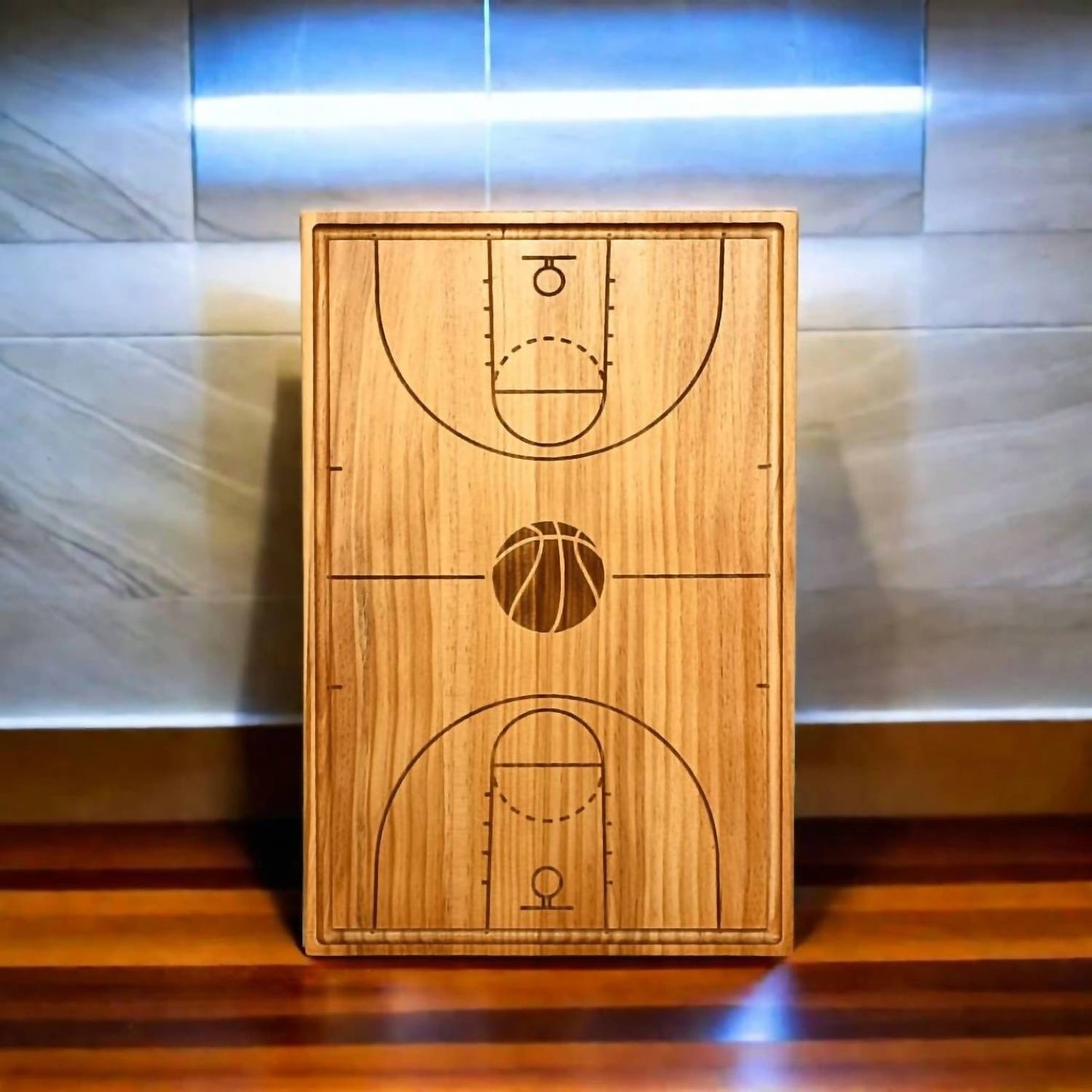 Creative Gifts International - Basketball Court Wood Board