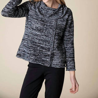 Habitat - Tweedy Chenille Cowl Pullover Sweater