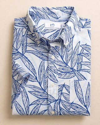 Southern Tide - Men's Palms Seersucker Short Sleeve Sport Shirt
