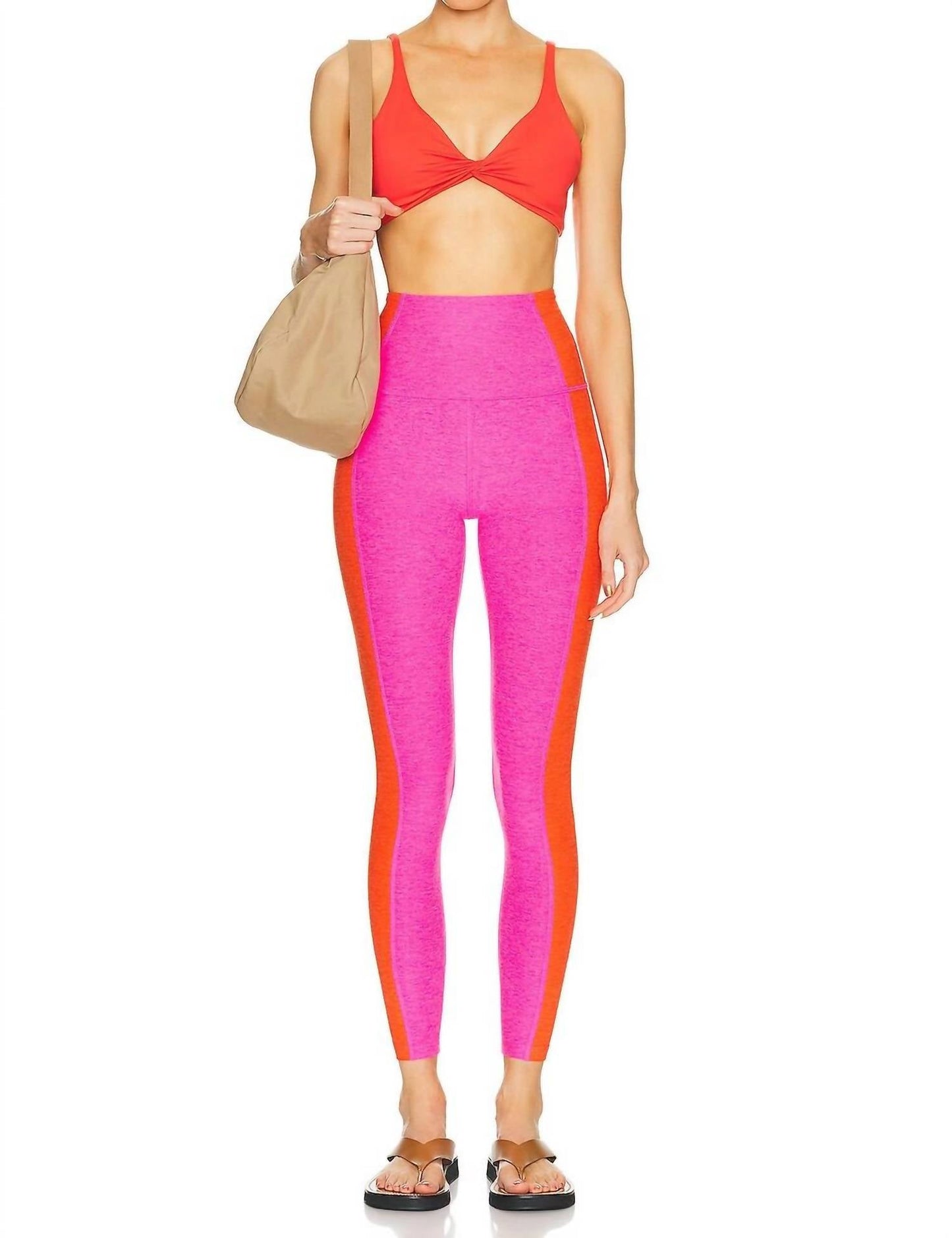 Beyond Yoga - Colorblock High Waisted Midi Legging